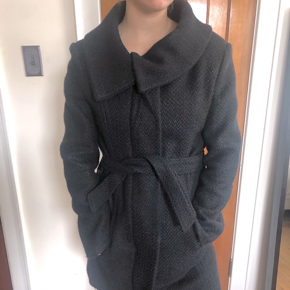 Black Wrap Coat